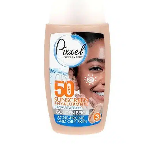 ضد آفتاب رنگی پوست چرب SPF50+ پیکسل