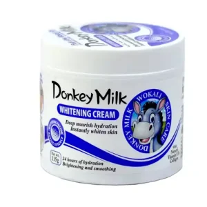 کرم روشن کننده و آبرسان پوست وکالی Wokali مدل Donkey Milk 