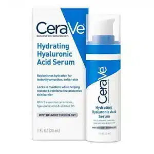 سرم آبرسان هیالورونیک اسید سراوی CeraVe حجم 30 میل | حاوی ویتامین B5، مناسب پوست خشک